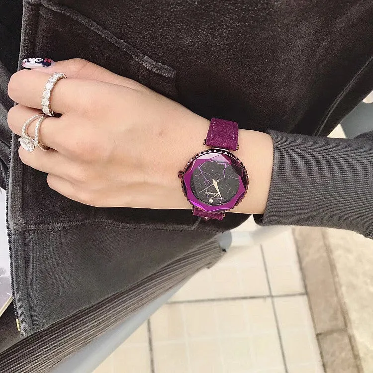 Starry Chassis Lightning Pattern Women's Watch