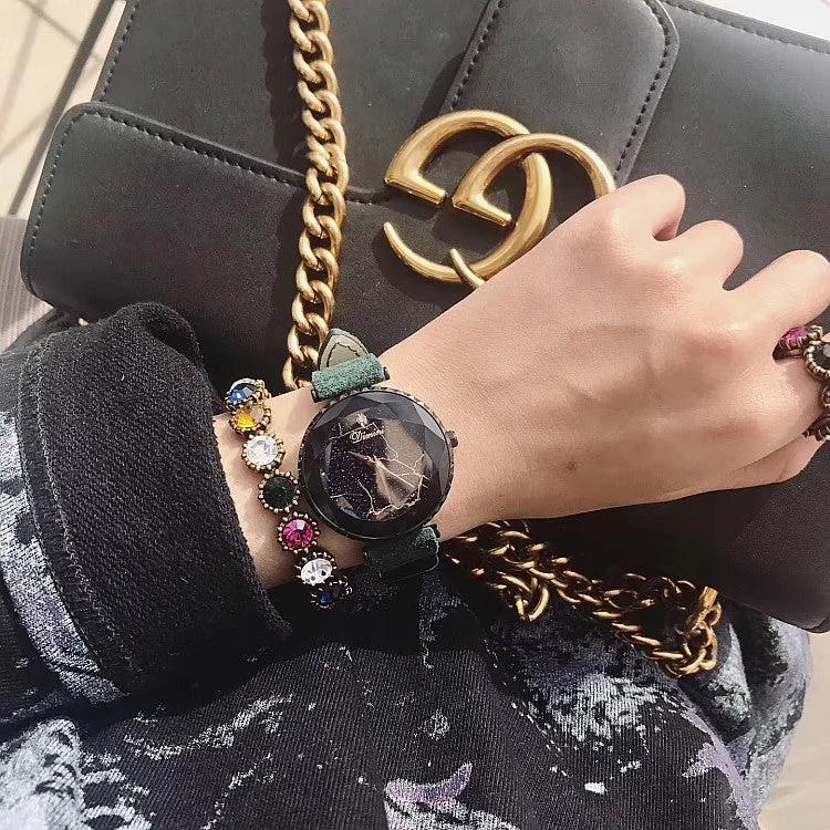 Starry Chassis Lightning Pattern Women's Watch