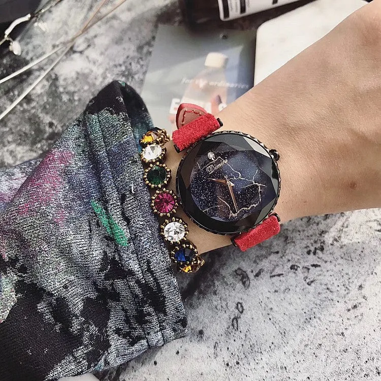 Starry Chassis Lightning Pattern Women's Watch