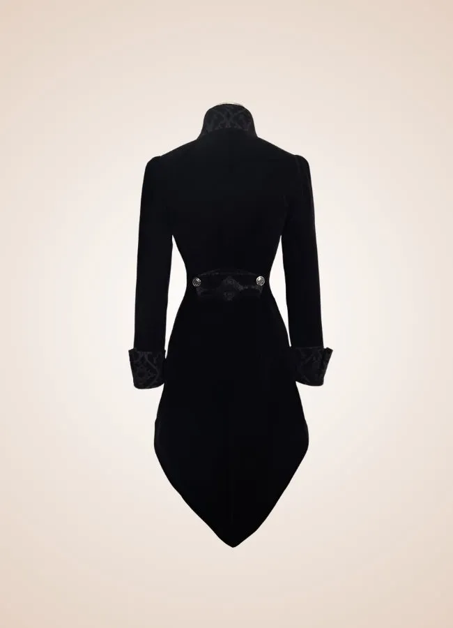 Steampunk Black Trench Coat