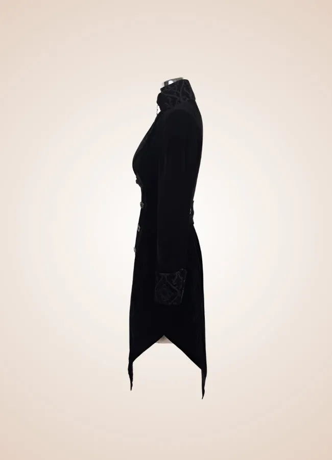 Steampunk Black Trench Coat