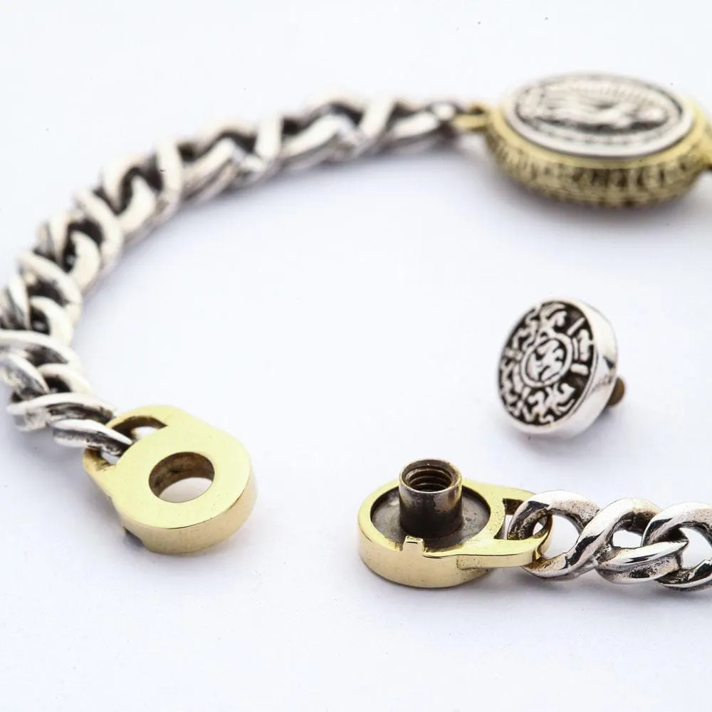 Sterling Silver Mary Womens Bracelet