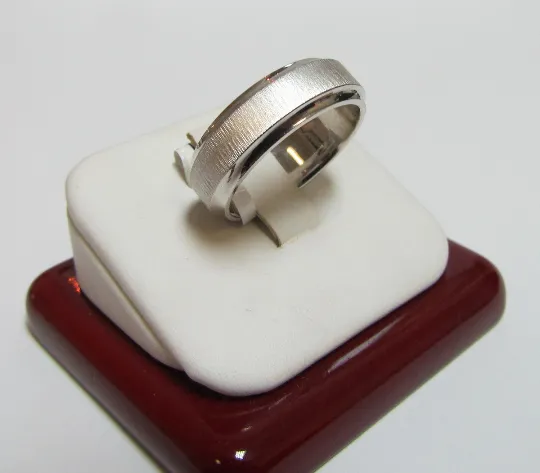 Sterling Silver Wedding Band 925 Satin Finish Custom Made Ring Designed For You Men or Womens Size 4 5 6 7 8 9 10 11 12 13 14 15