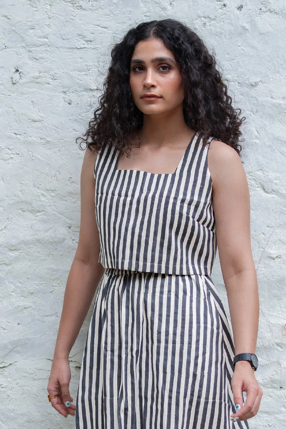 Stripes Women's Mei Top BK