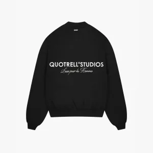 STUDIOS CREWNECK | BLACK/WHITE