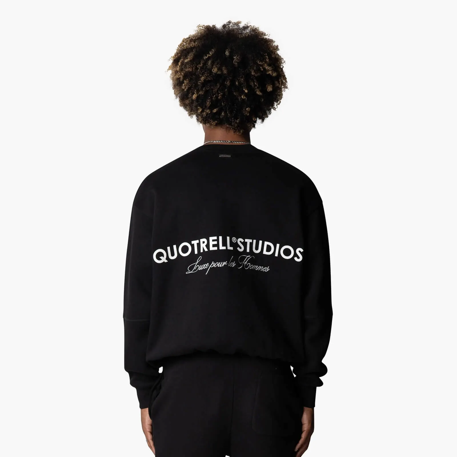 STUDIOS CREWNECK | BLACK/WHITE