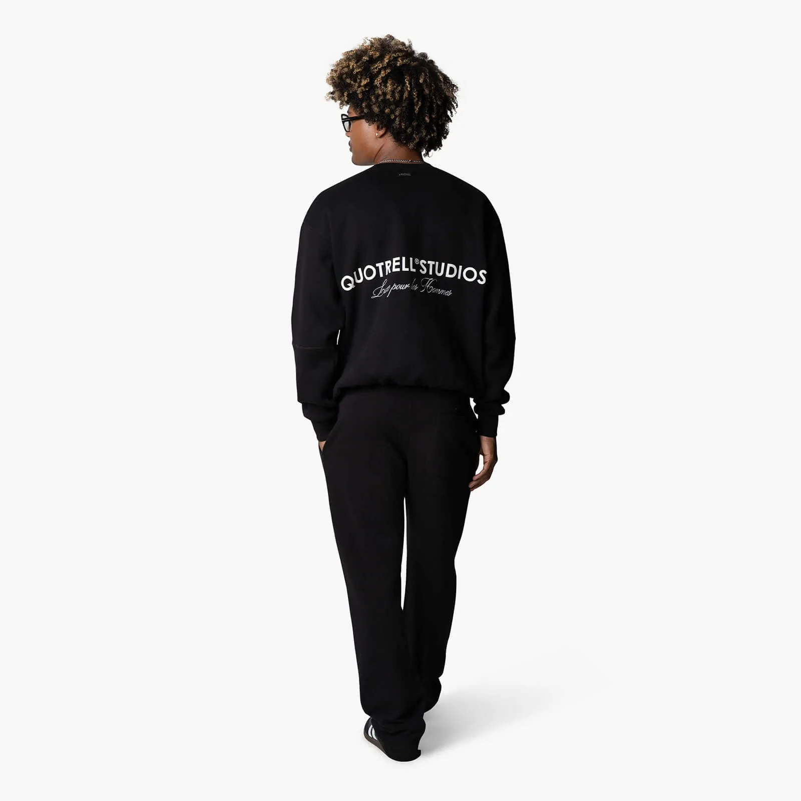 STUDIOS CREWNECK | BLACK/WHITE