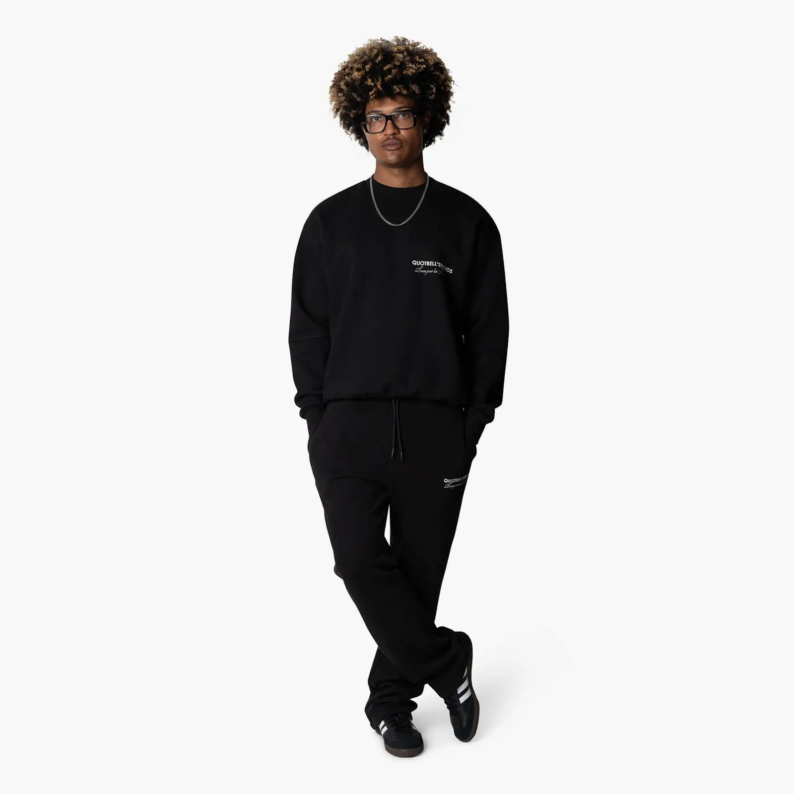 STUDIOS CREWNECK | BLACK/WHITE