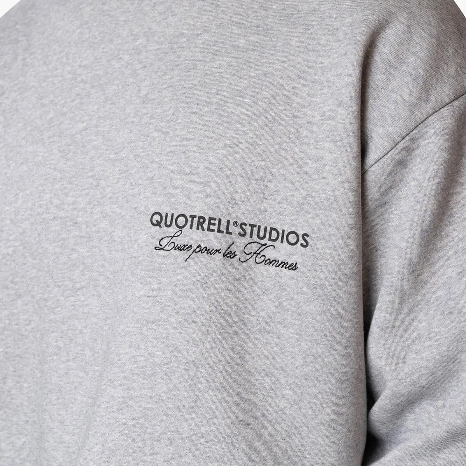 STUDIOS CREWNECK | GREY MELEE/BLACK
