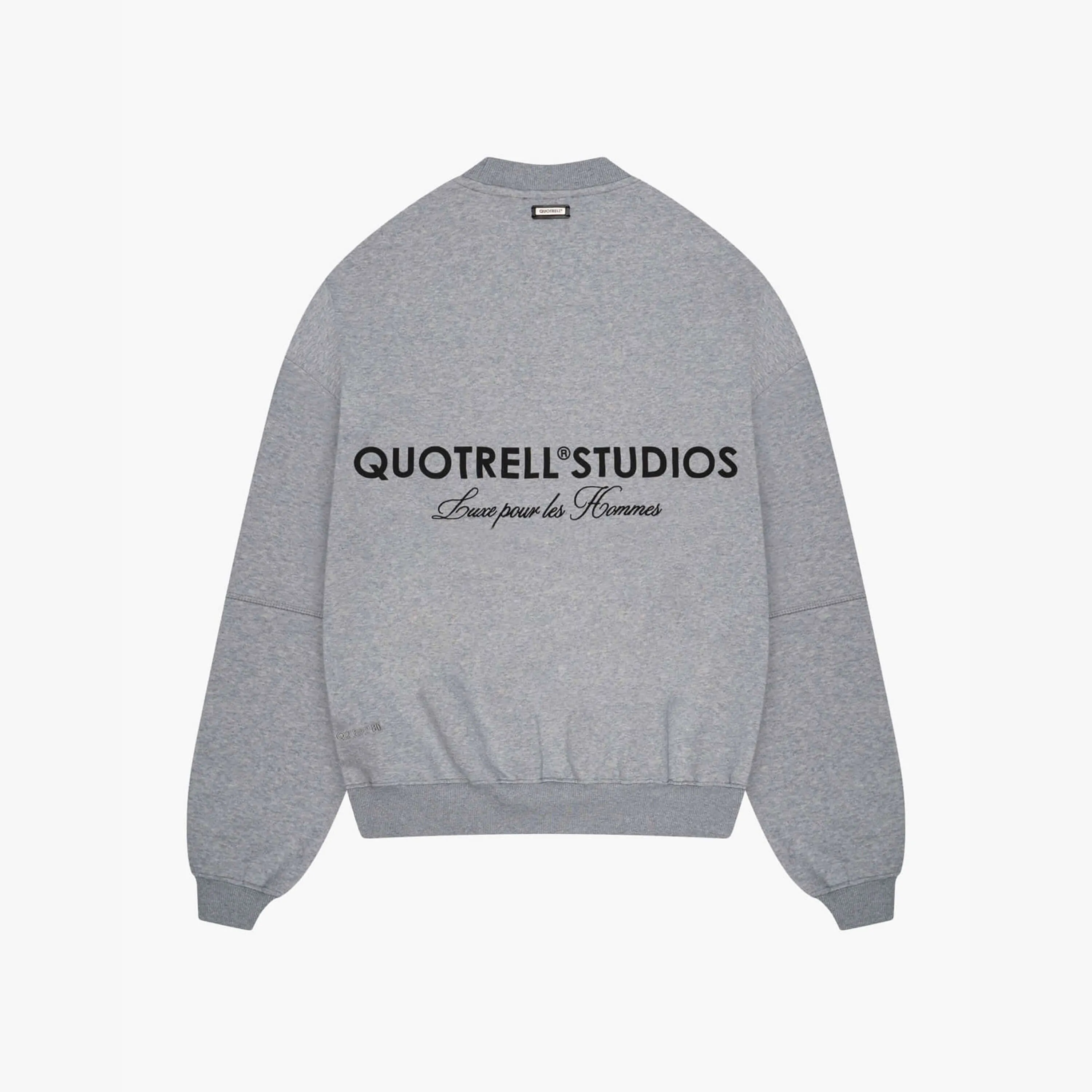 STUDIOS CREWNECK | GREY MELEE/BLACK