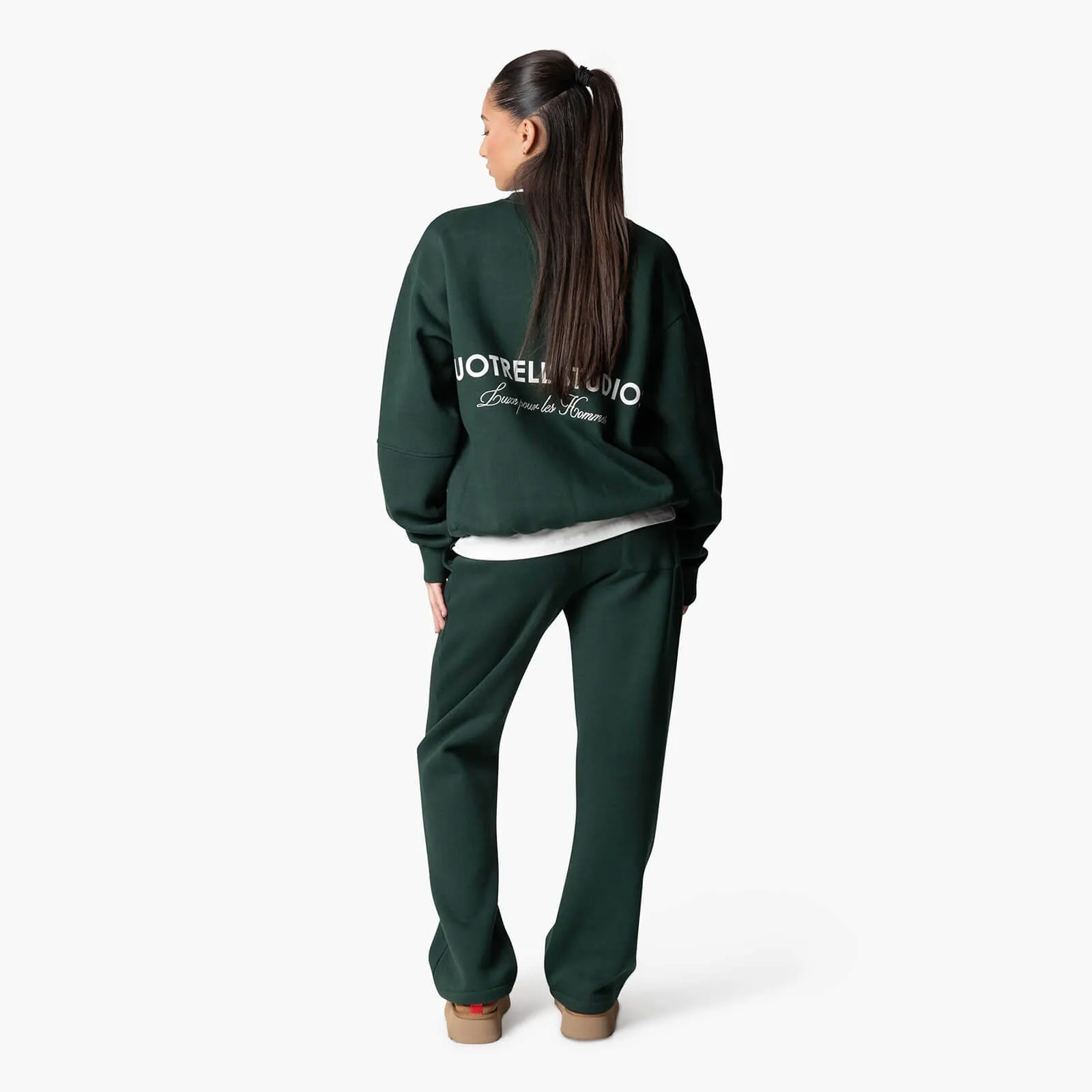 STUDIOS CREWNECK | PETROL/WHITE