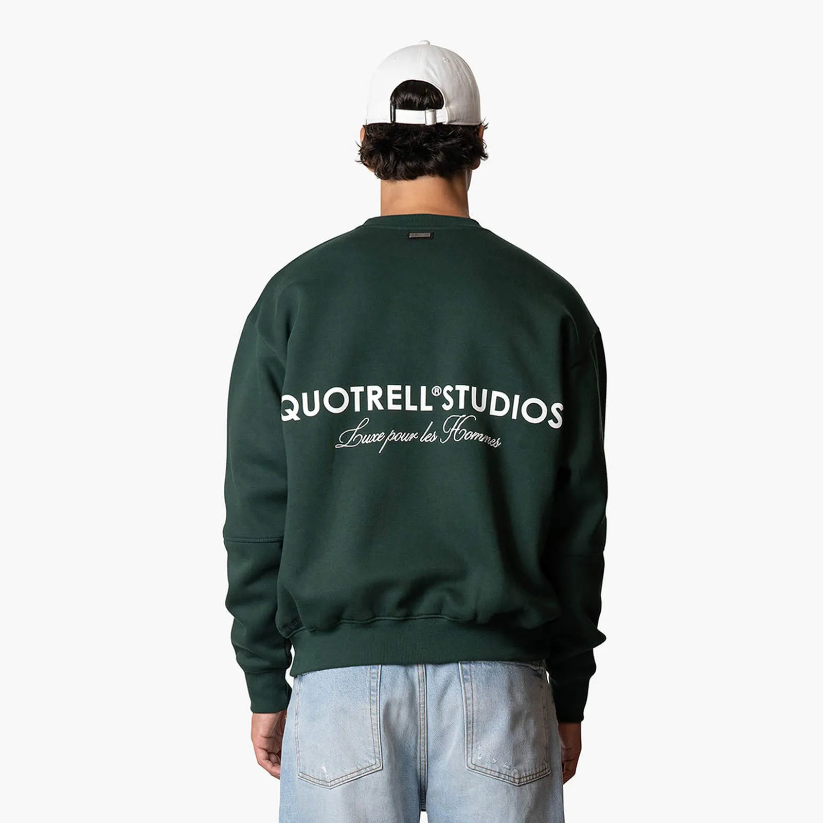 STUDIOS CREWNECK | PETROL/WHITE