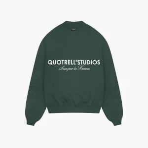 STUDIOS CREWNECK | PETROL/WHITE