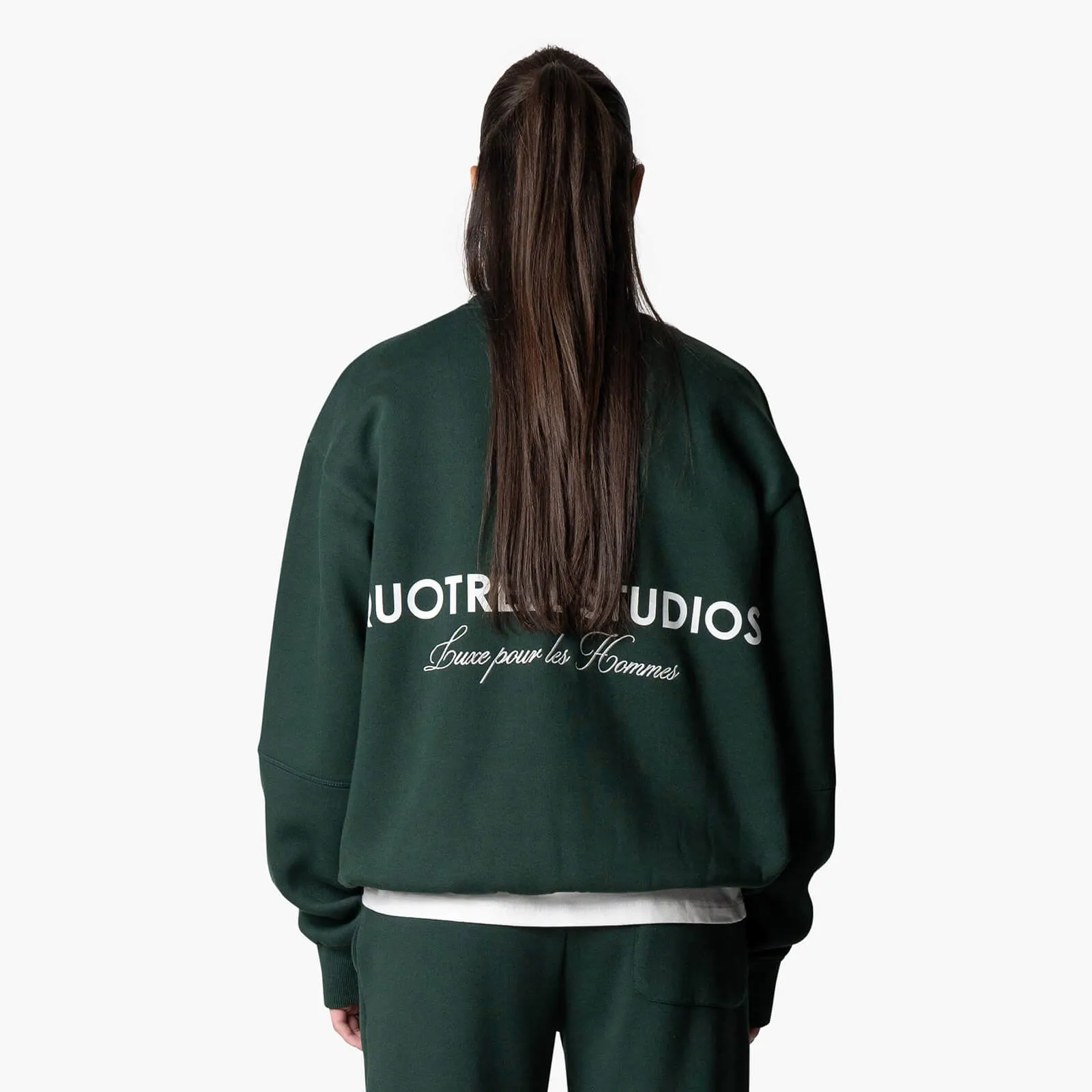 STUDIOS CREWNECK | PETROL/WHITE