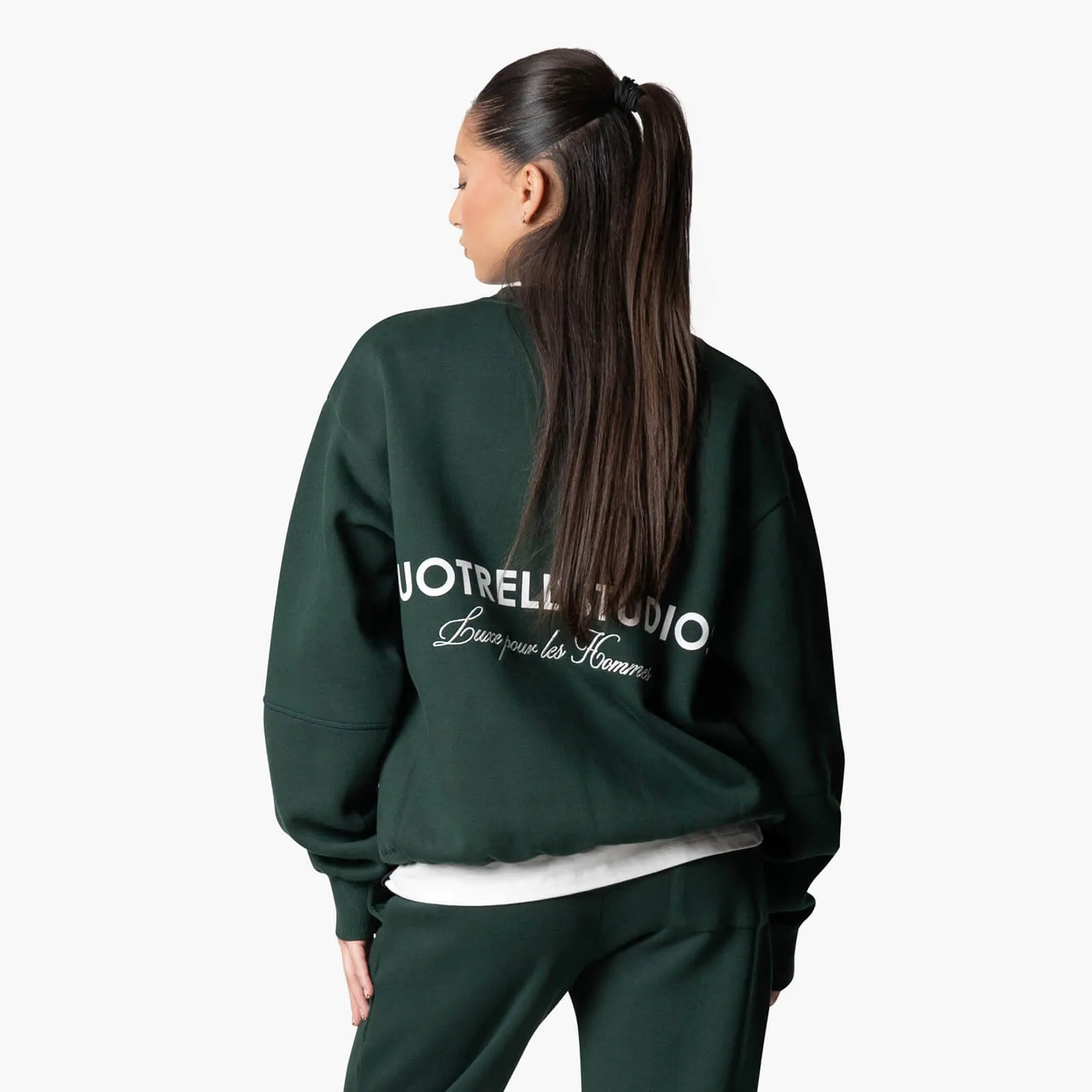 STUDIOS CREWNECK | PETROL/WHITE