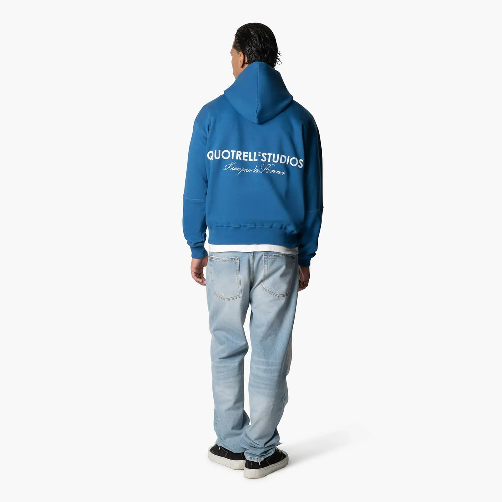 STUDIOS HOODIE | COBALT/WHITE