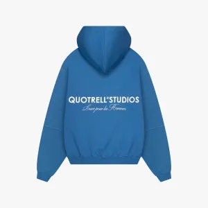 STUDIOS HOODIE | COBALT/WHITE