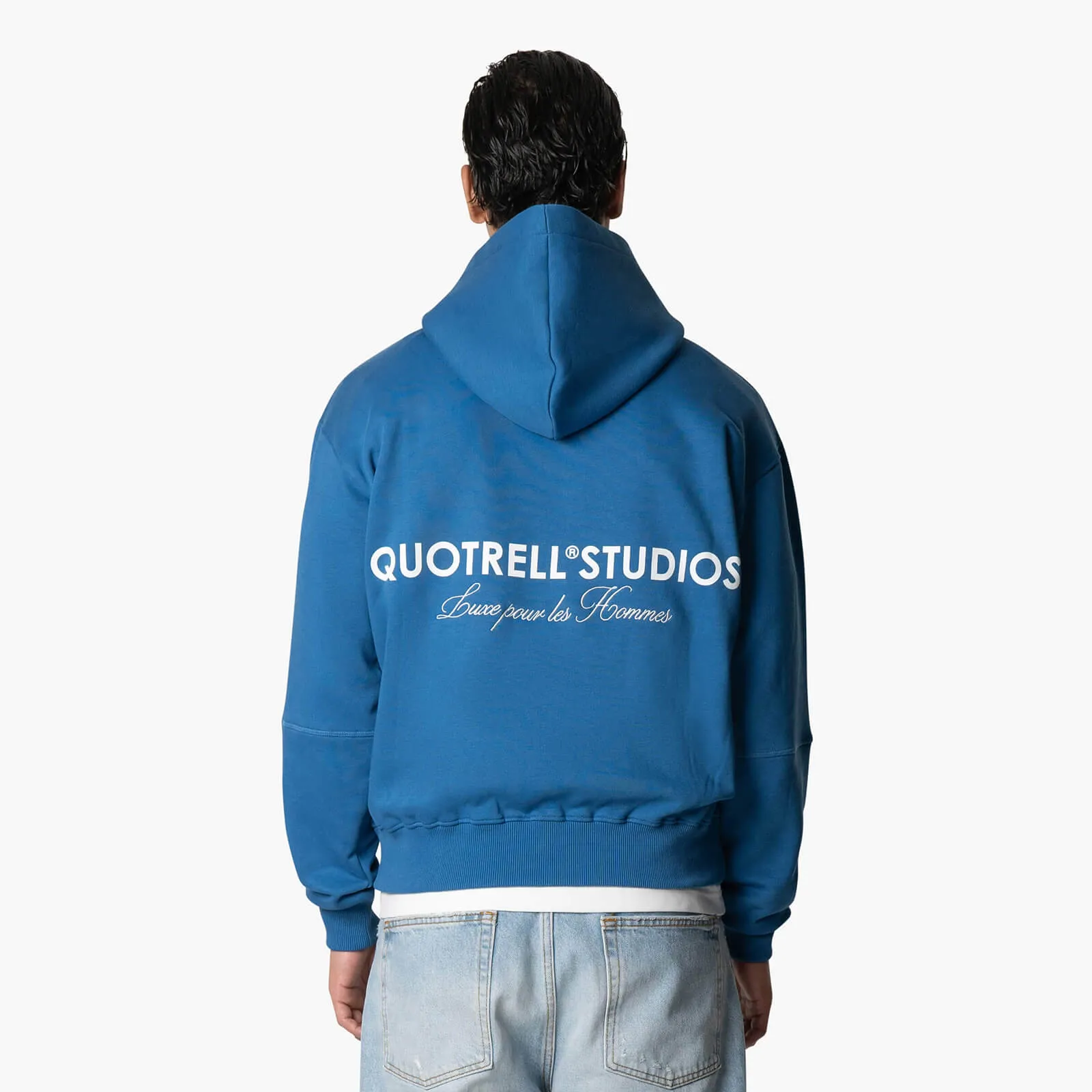 STUDIOS HOODIE | COBALT/WHITE