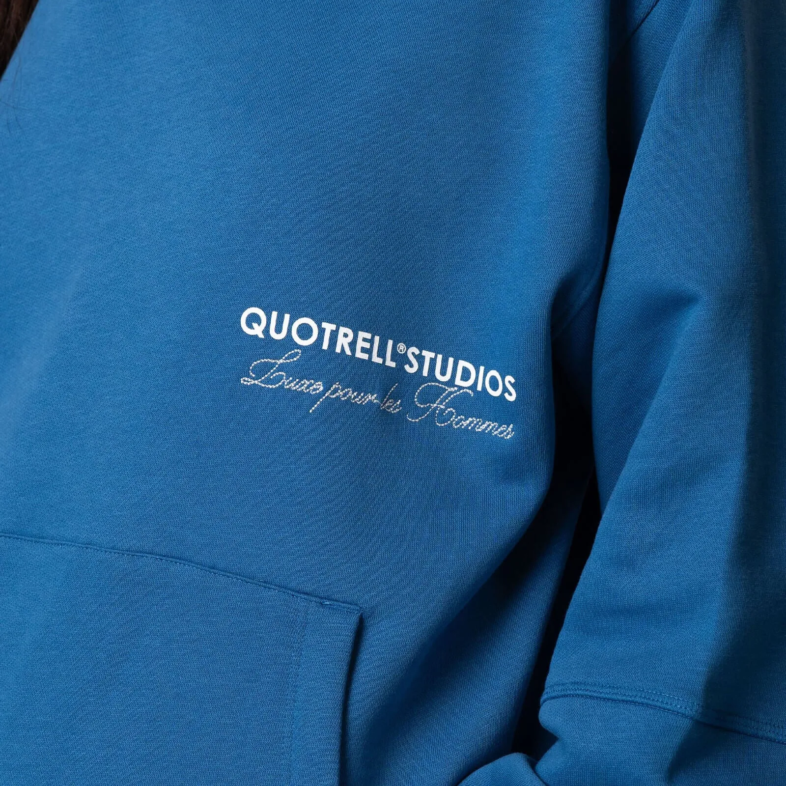 STUDIOS HOODIE | COBALT/WHITE