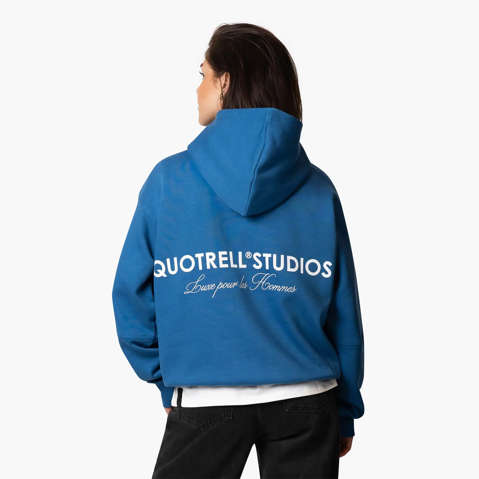 STUDIOS HOODIE | COBALT/WHITE