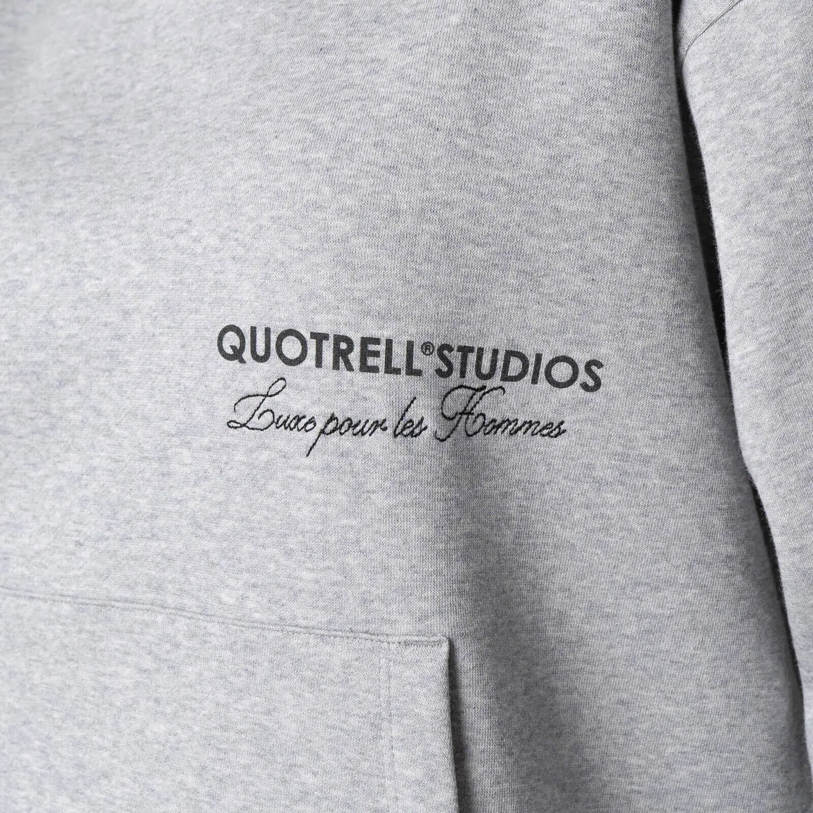 STUDIOS HOODIE | GREY MELEE/BLACK