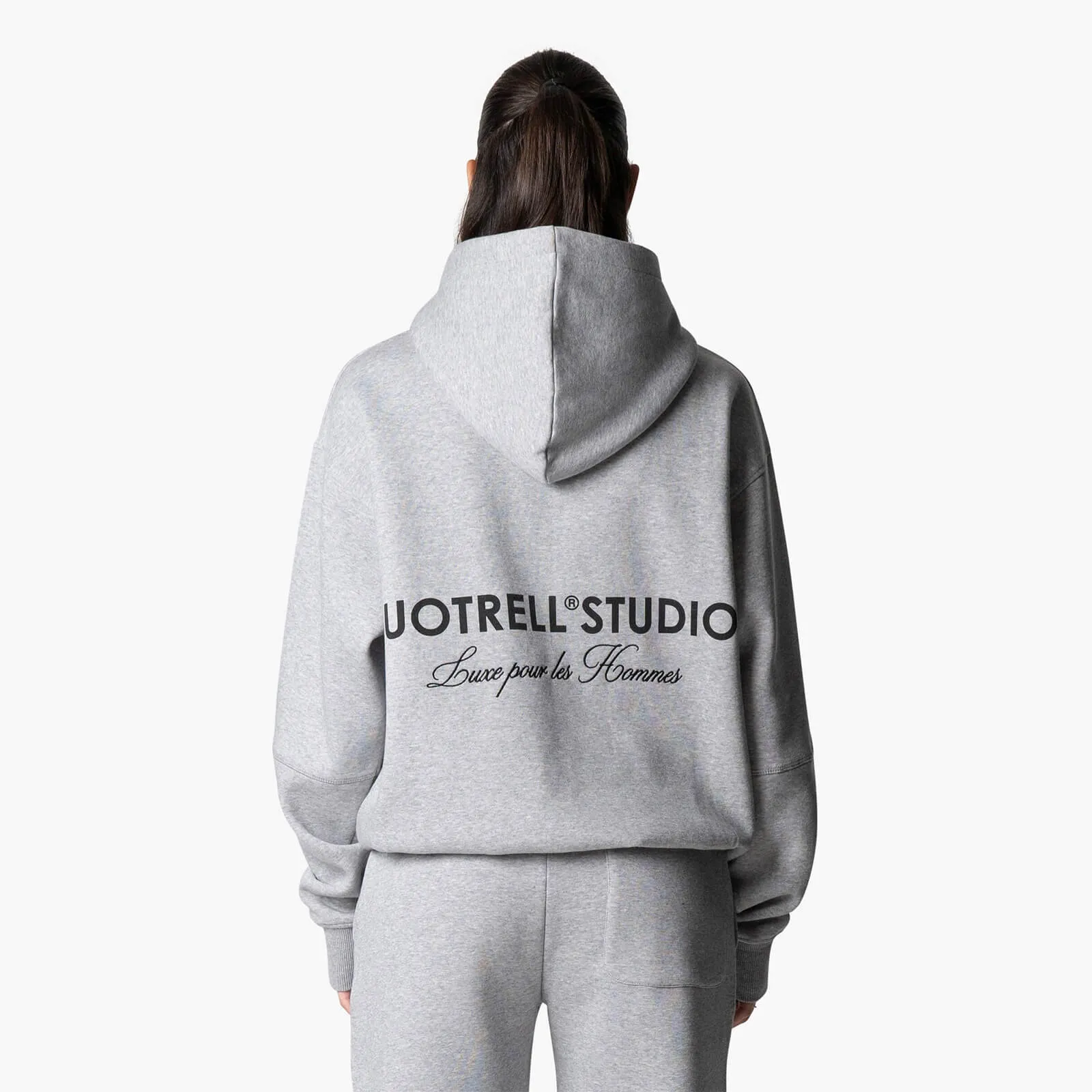STUDIOS HOODIE | GREY MELEE/BLACK