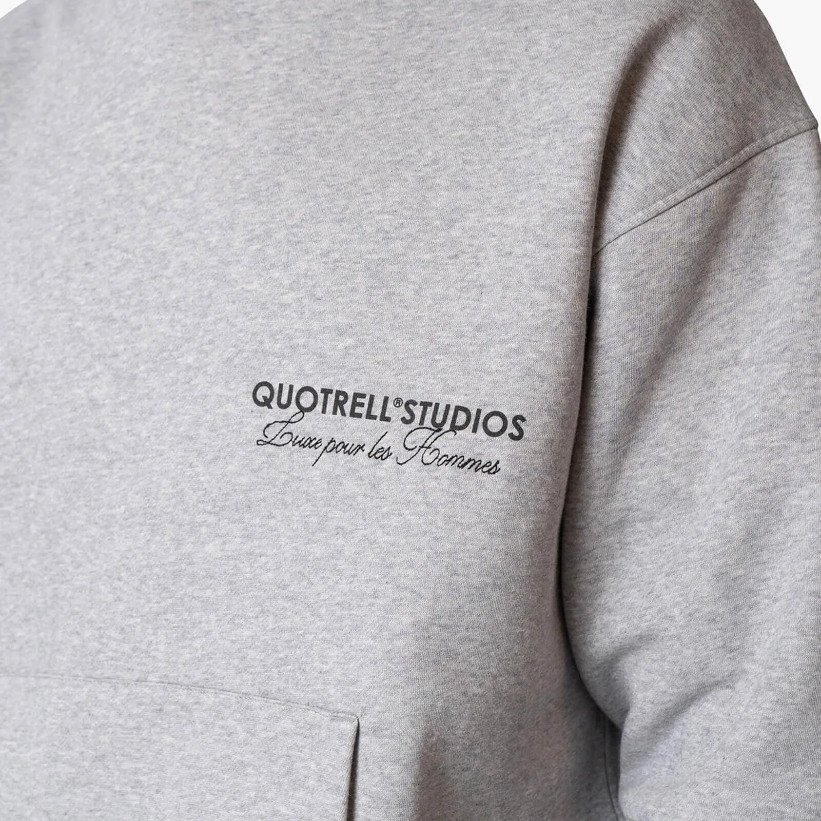 STUDIOS HOODIE | GREY MELEE/BLACK