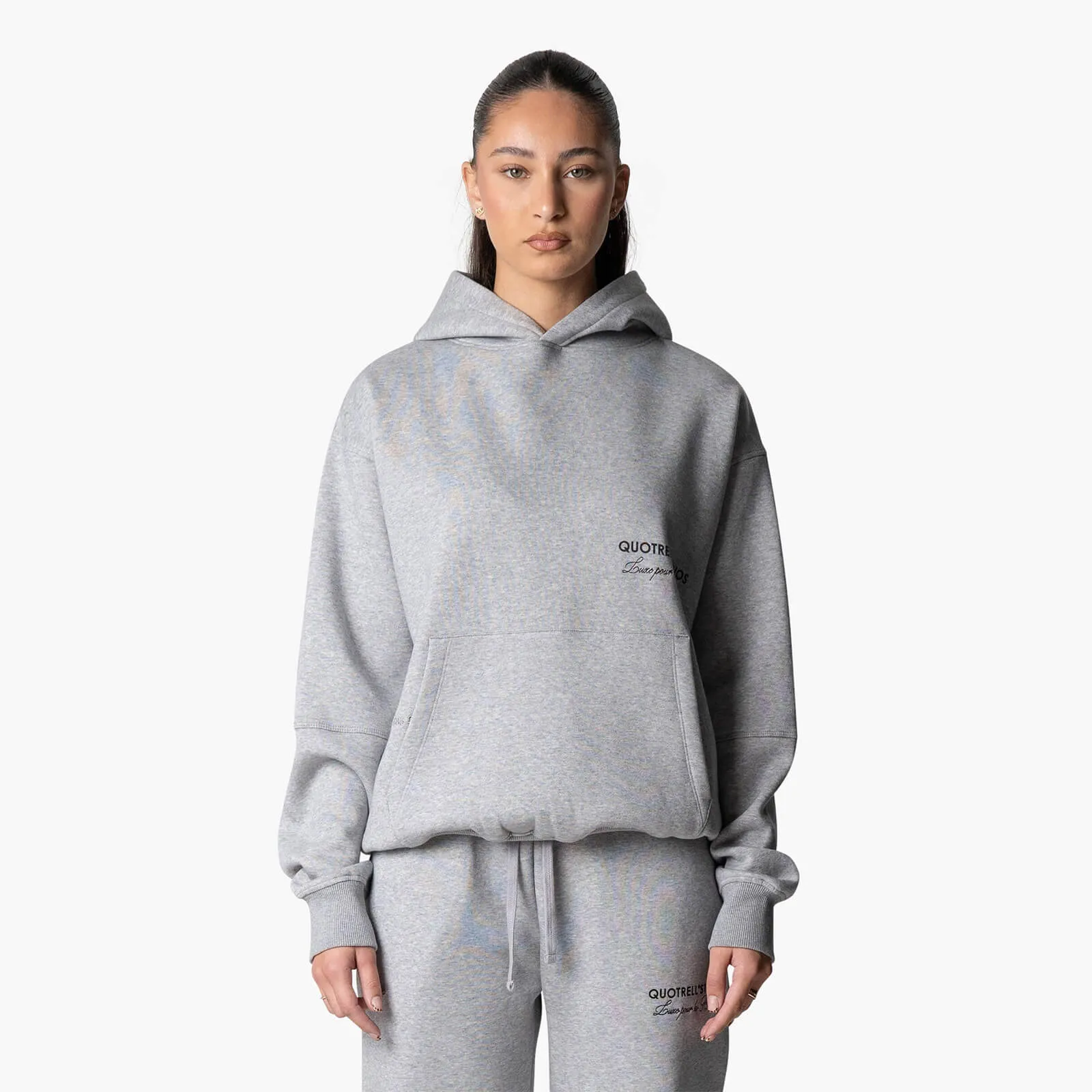 STUDIOS HOODIE | GREY MELEE/BLACK