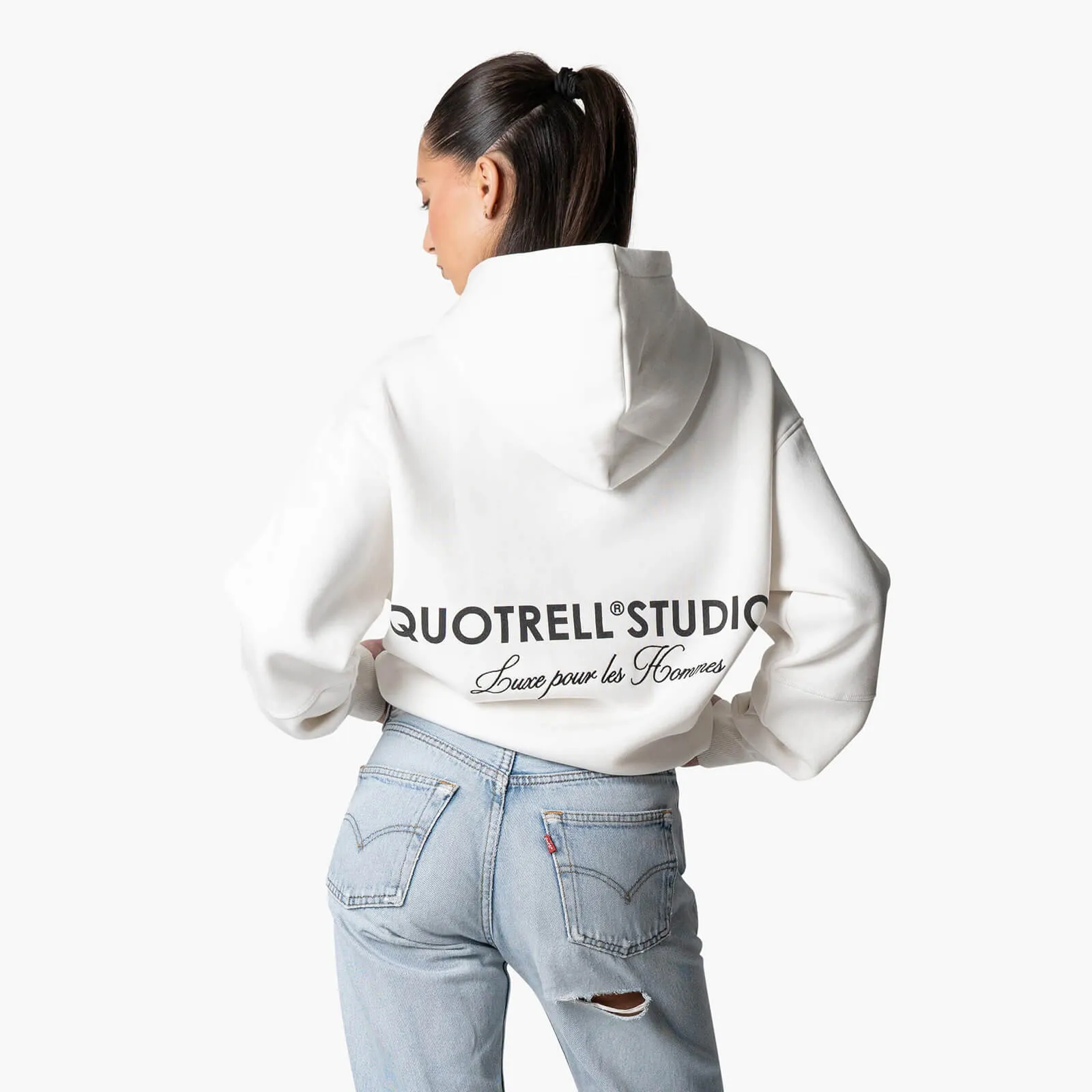 STUDIOS HOODIE | OFF WHITE/BLACK