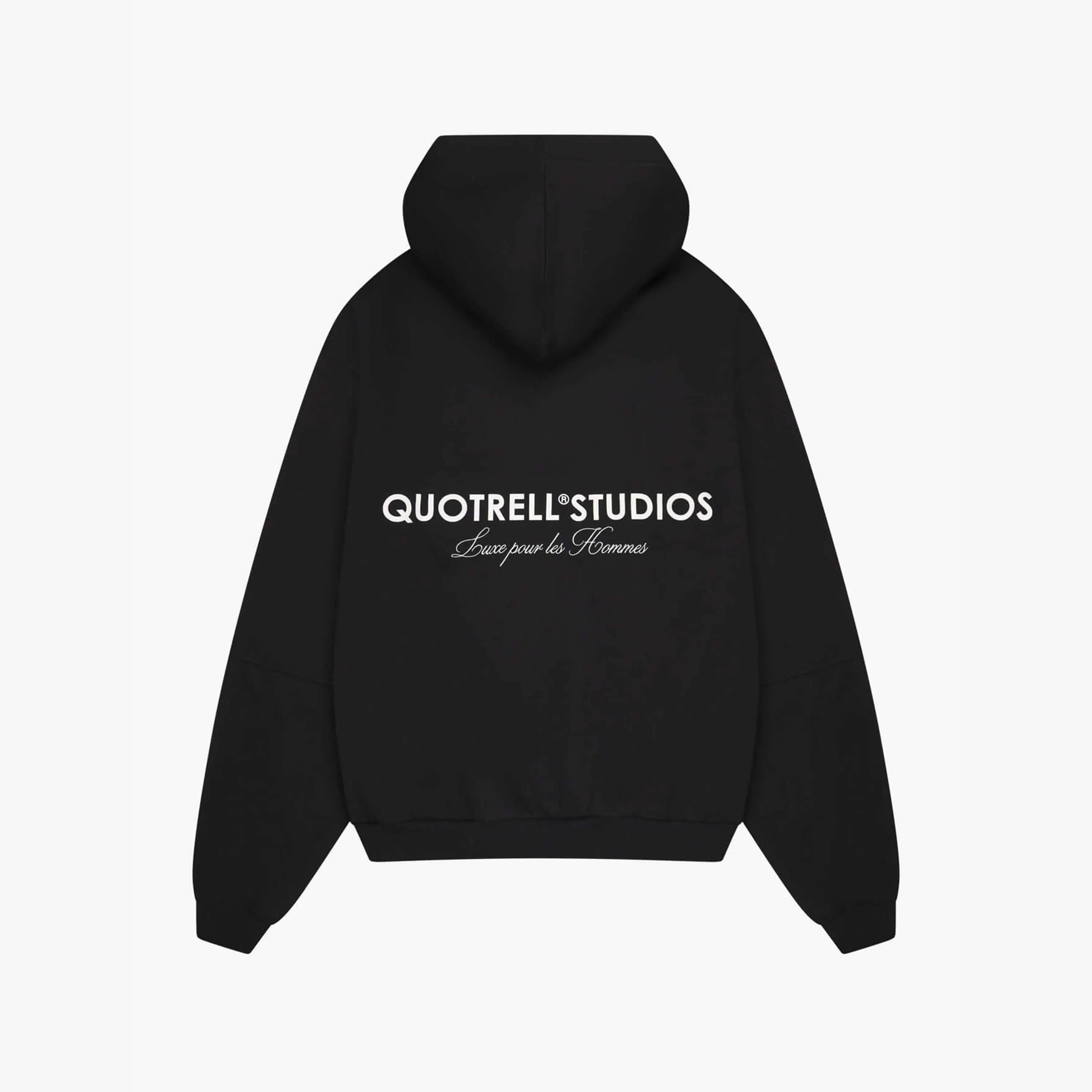 STUDIOS ZIP HOODIE | BLACK/WHITE
