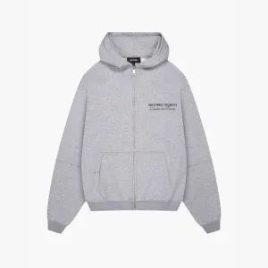 STUDIOS ZIP HOODIE | GREY MELEE/BLACK