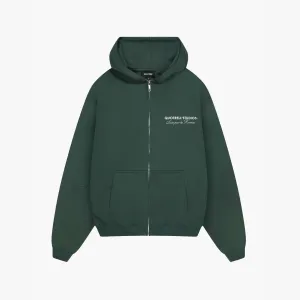 STUDIOS ZIP HOODIE | PETROL/WHITE