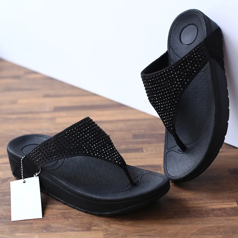 Summer Flip Flops Casual Beach Sandals Indoor Bathroom Slippers Platform Shoes Comfortable Soft Sole Slippers