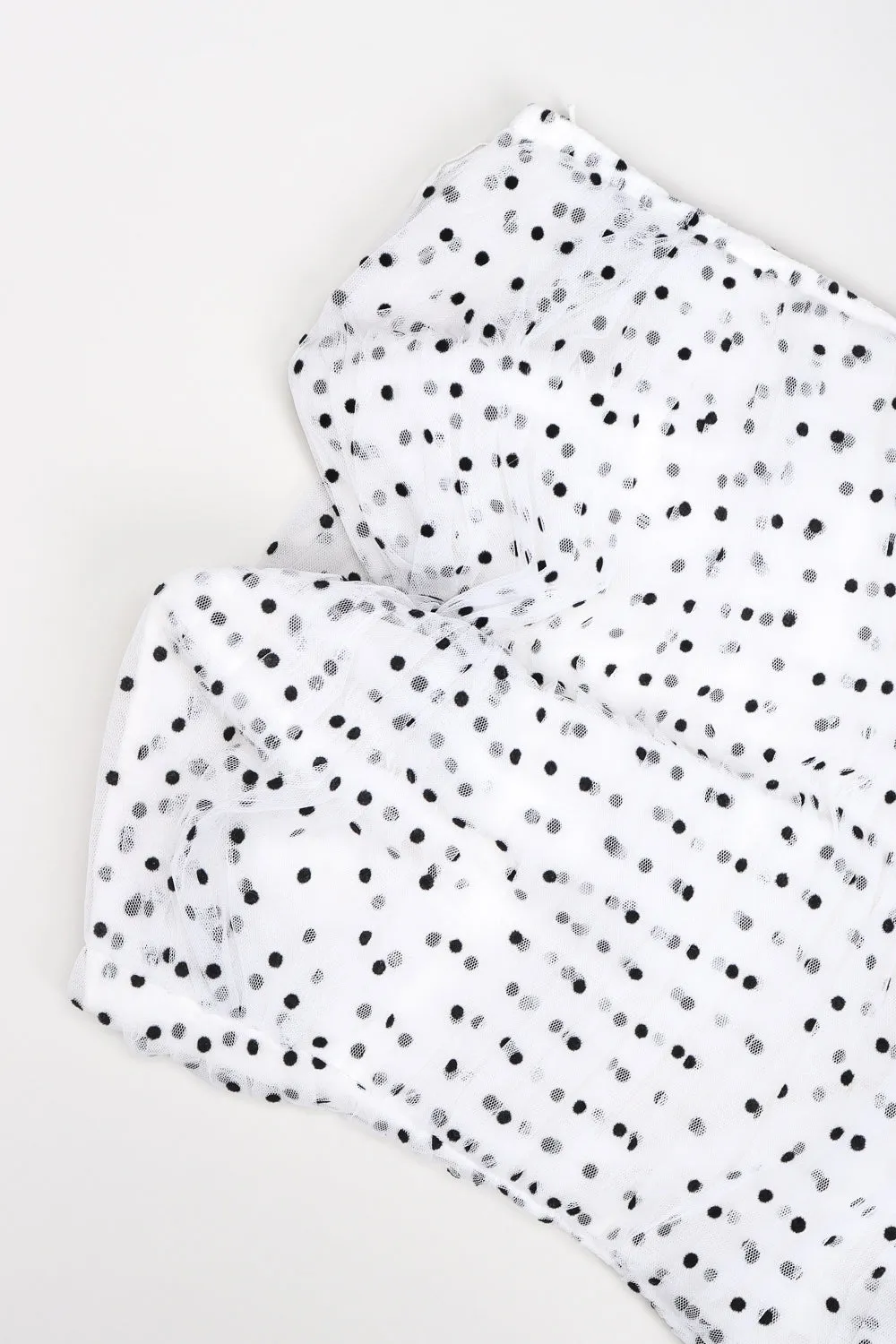 Sweetheart Polka Pouf Dress