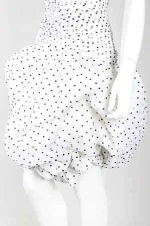 Sweetheart Polka Pouf Dress