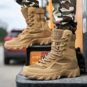 Tactical Ridge™ | Men's Waterproof Tactical Boots | Durable Nylon, Slip-Resistant Sole & Ankle Support