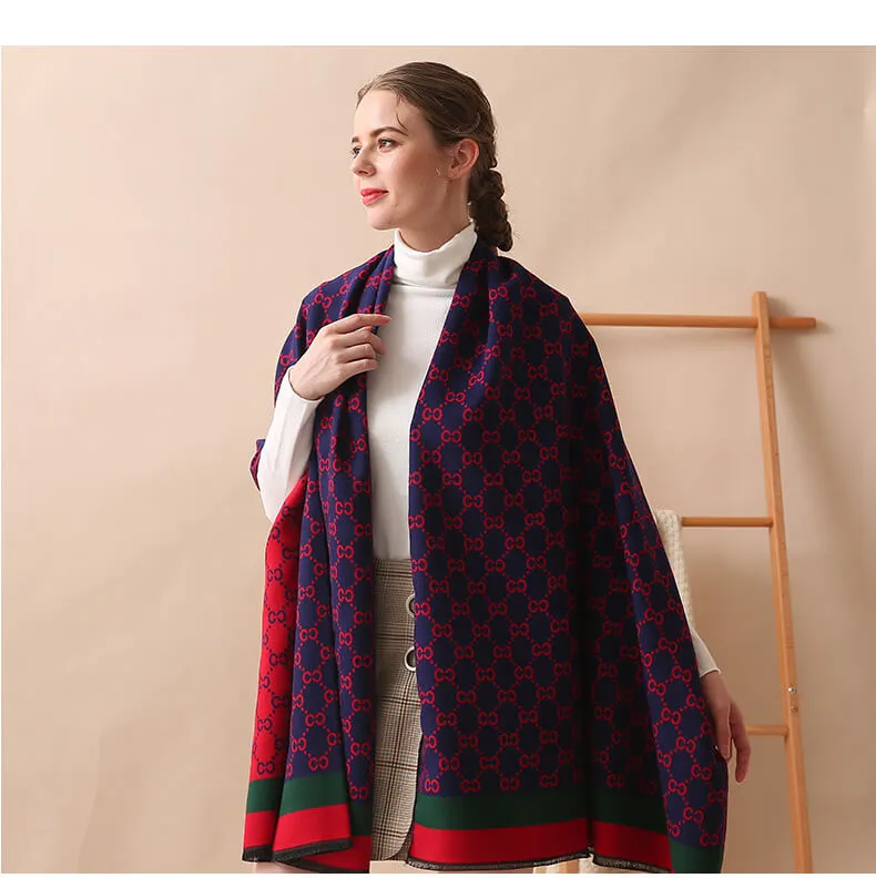 Tassel Casual Scarf for Women Thick Scarves