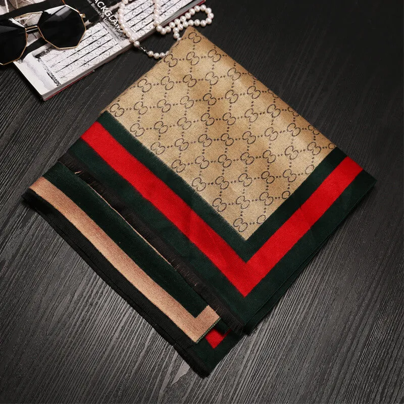 Tassel Casual Scarf for Women Thick Scarves