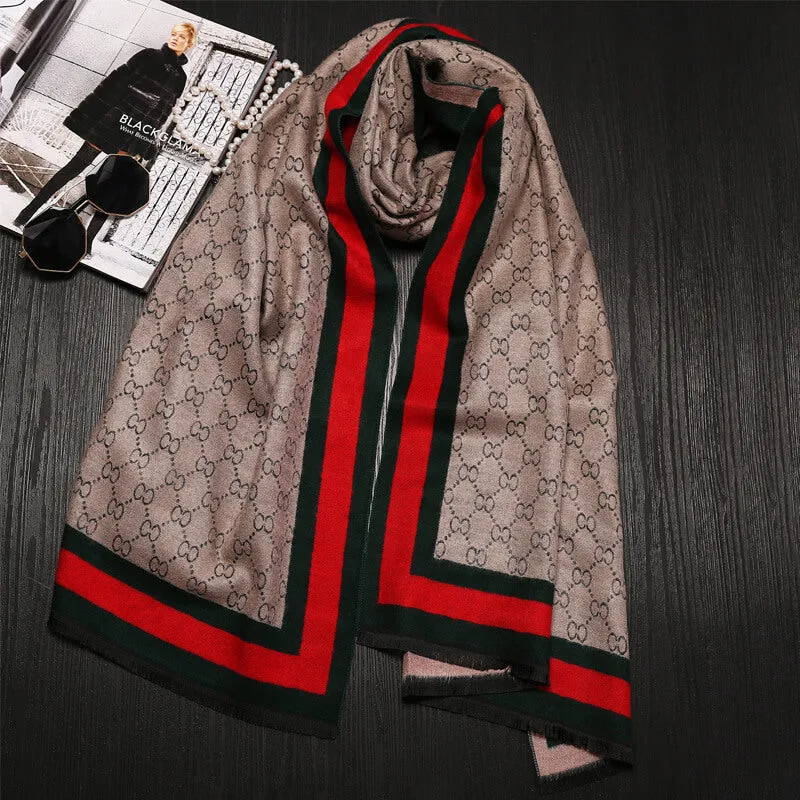 Tassel Casual Scarf for Women Thick Scarves
