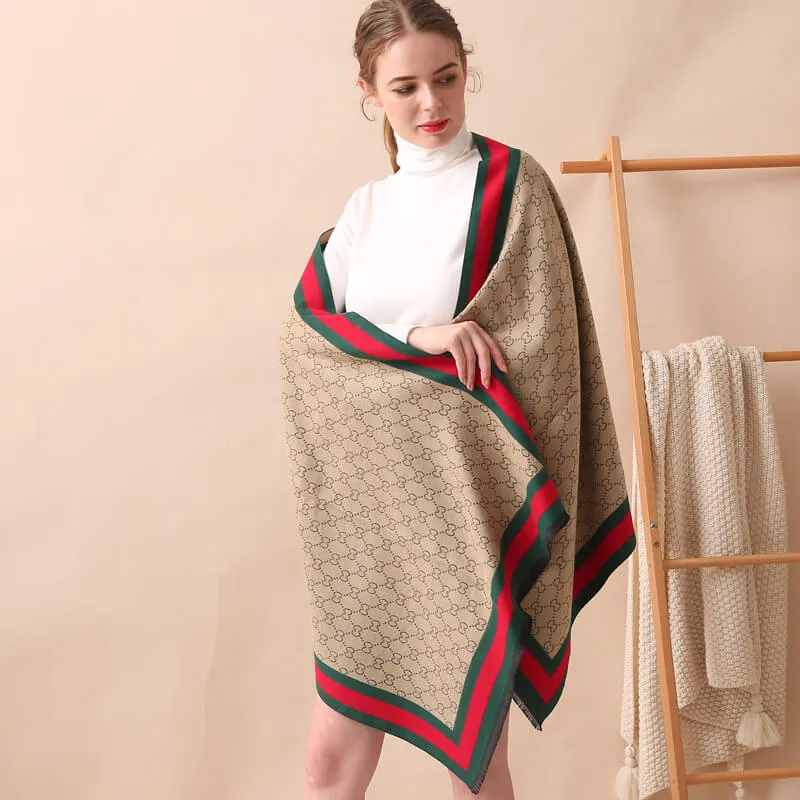 Tassel Casual Scarf for Women Thick Scarves