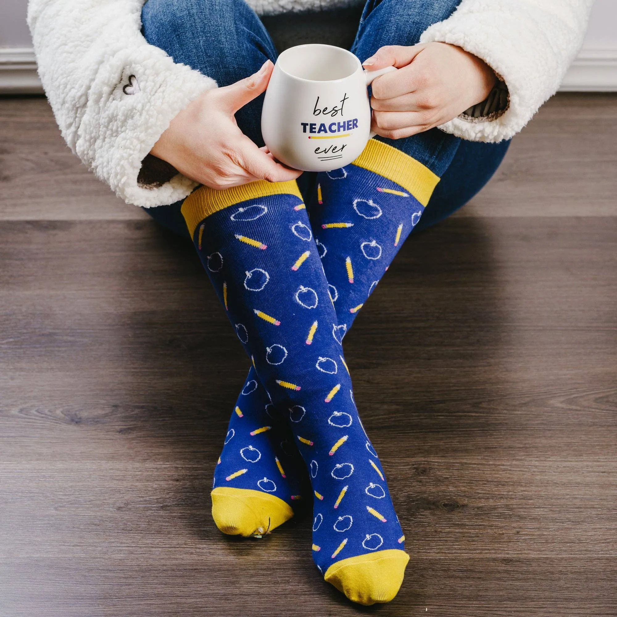 Teacher 15.5 oz Mug and Sock Set