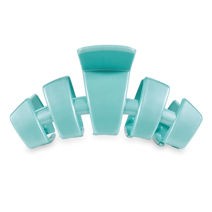TELETIES | Classic Large Hair Clip {Totally Turquoise}