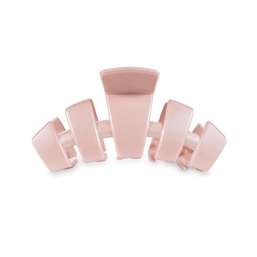 TELETIES | Classic Medium Hair Clip {Pearly Pink}