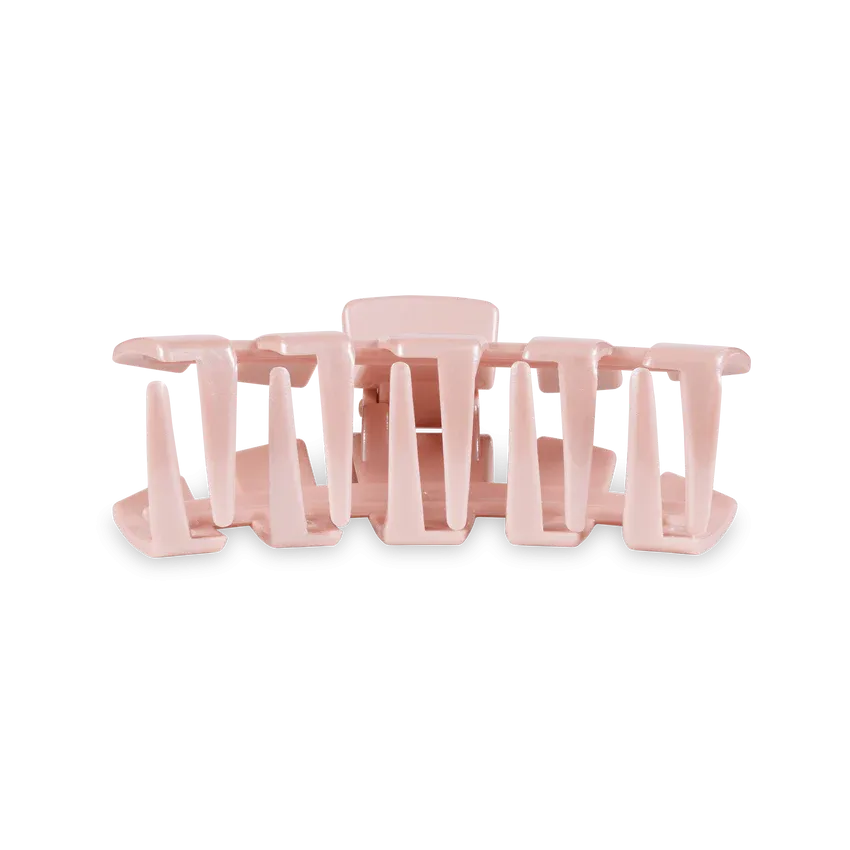 TELETIES | Classic Medium Hair Clip {Pearly Pink}
