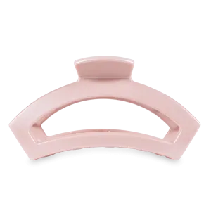 TELETIES | Large Open Hair Clip {Pearly Pink}