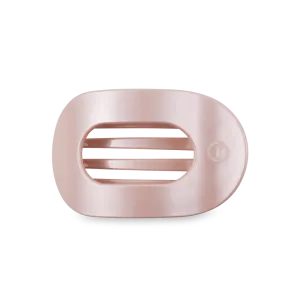 TELETIES | Medium Flat Round Hair Clip {Pearly Pink}