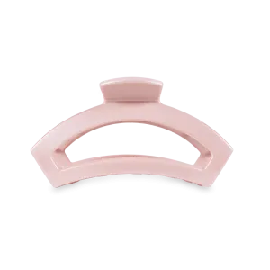 TELETIES | Medium Open Hair Clip {Pearly Pink}
