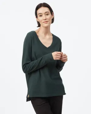Tentree Women's Luxe V-Neck Fleece