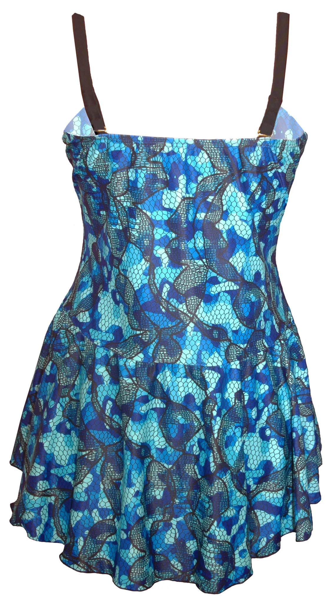 The Blue Lace Swimsuit