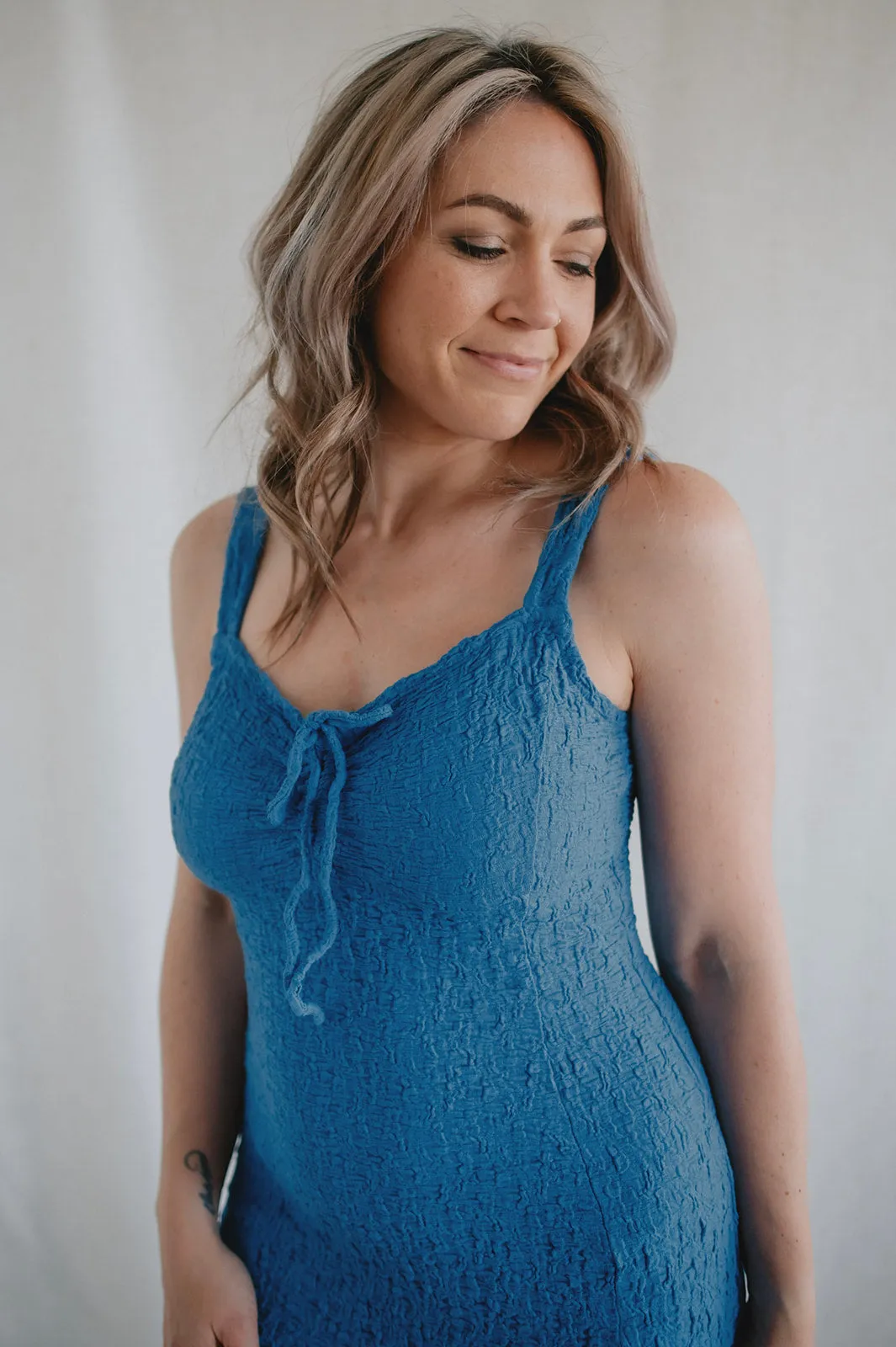 The Cannan Midi Dress by Saltwater Luxe - Pacific